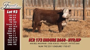 Lot #93 - ECR 173 ENDURE 2660