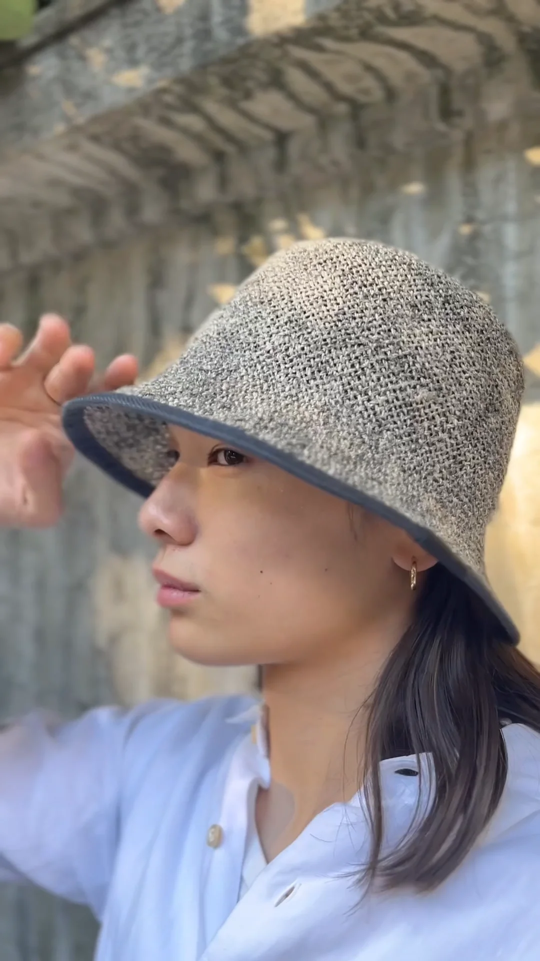 arth Jute Bucket Hat | 59cm(59) GRAY (03) | arth / アース arth Jute Bucket Hat | 59cm(59) GRAY (03) | arth / アース