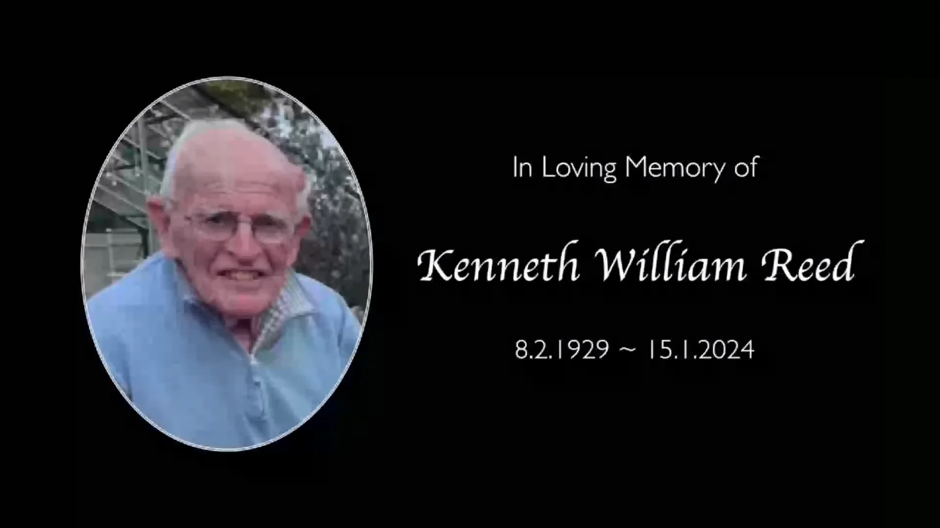 Kenneth William Reed - Blair Chapel - 7/2/2024 1:15PM on Vimeo