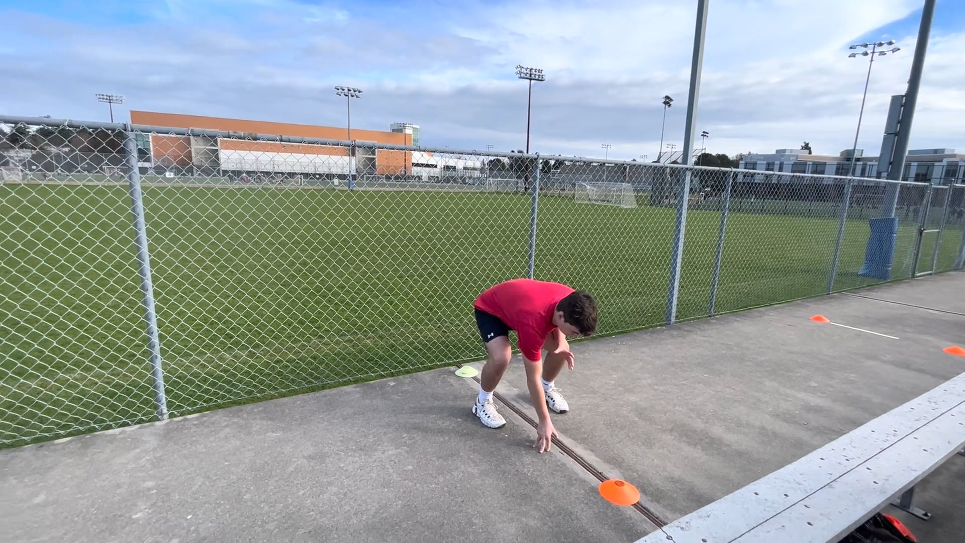 Watch kegan mcallister's 5-10-5 Agility: 5.25 seconds