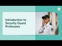 Module 1 Introduction to Security Guard Profession