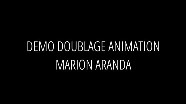 Démo Doublage Animation