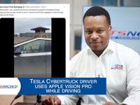 Tesla CyberTruck Driver Uses Apple Vision Pro While Driving - DTS News with Larry Pickett