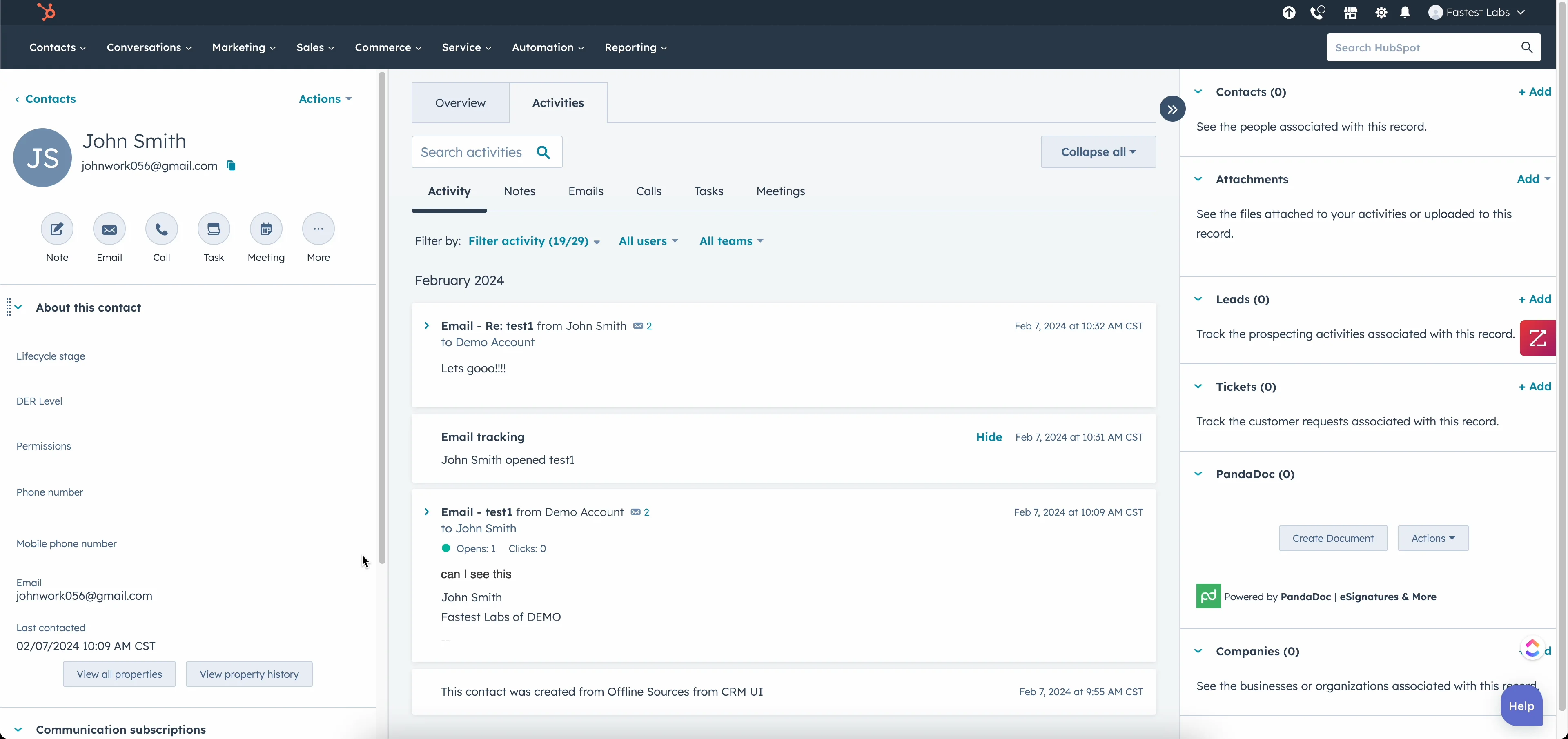 Email Sending and Tracking on Vimeo