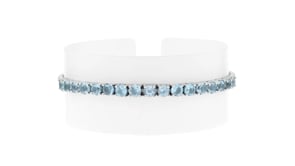 5.00 ct. t.w. Sky Blue Topaz Bolo Bracelet in Sterling Silver