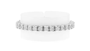 3.00 ct. t.w. Diamond Cluster Bracelet in Sterling Silver