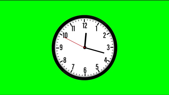 Green Screen, Clock, Time. Free Stock Video - Pixabay