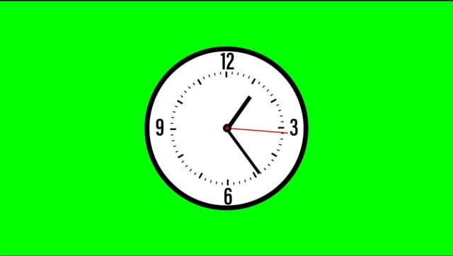 Green Screen, Clock, Time. Free Stock Video - Pixabay