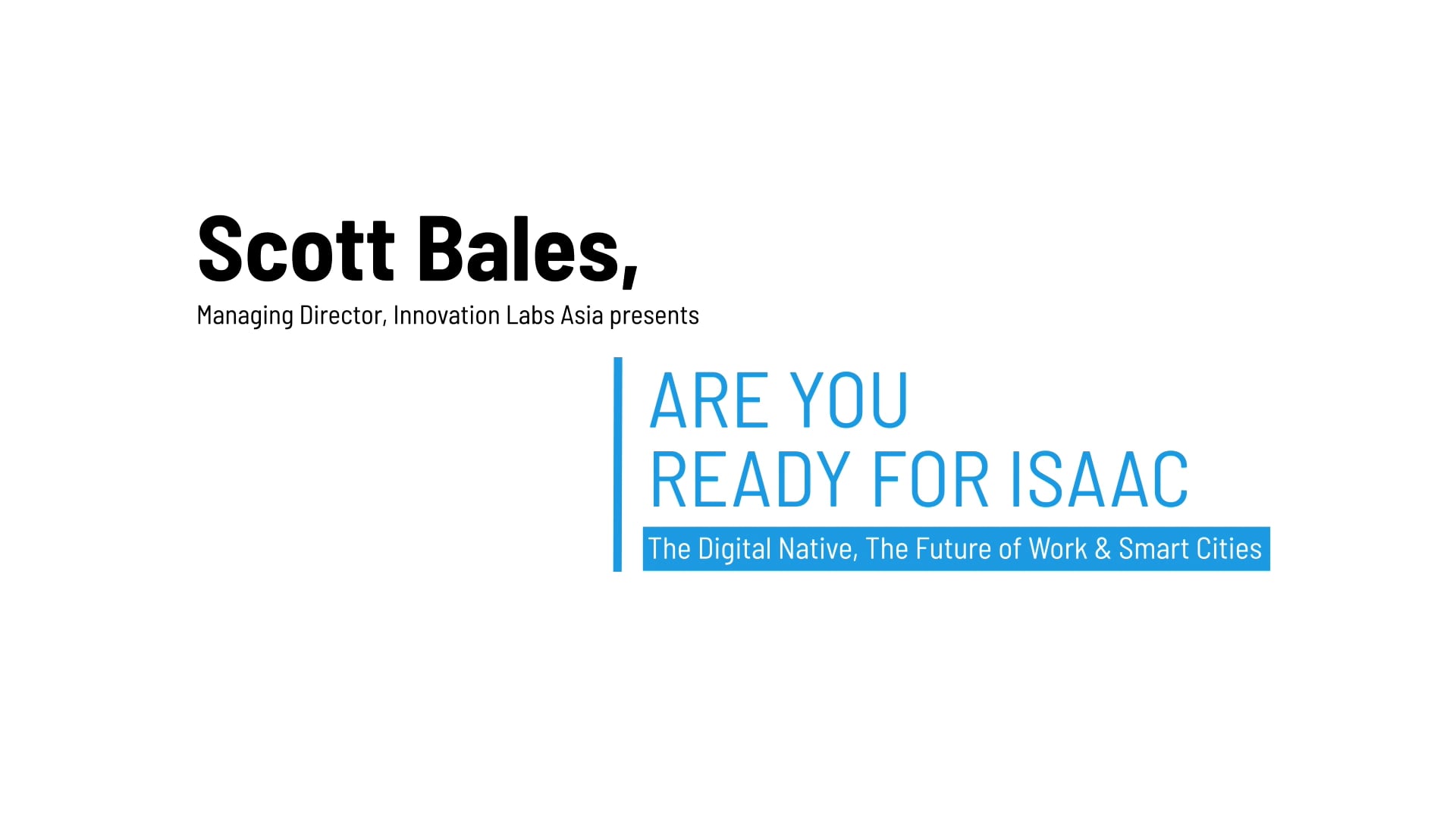 Scott Bales - Are you Ready for Isaac