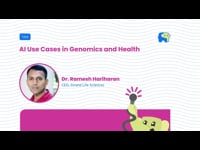 AI use cases in Genomics and Health - mentor connect session