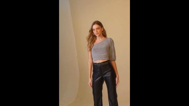 BLUSA SOPHIA OMBRO ÚNICO                                                                             PRATA