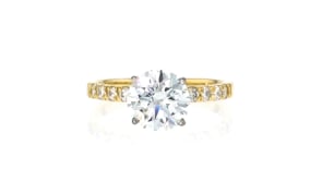 2.30 ct. t.w. Lab-Grown Diamond Engagement Ring in 14kt Yellow Gold