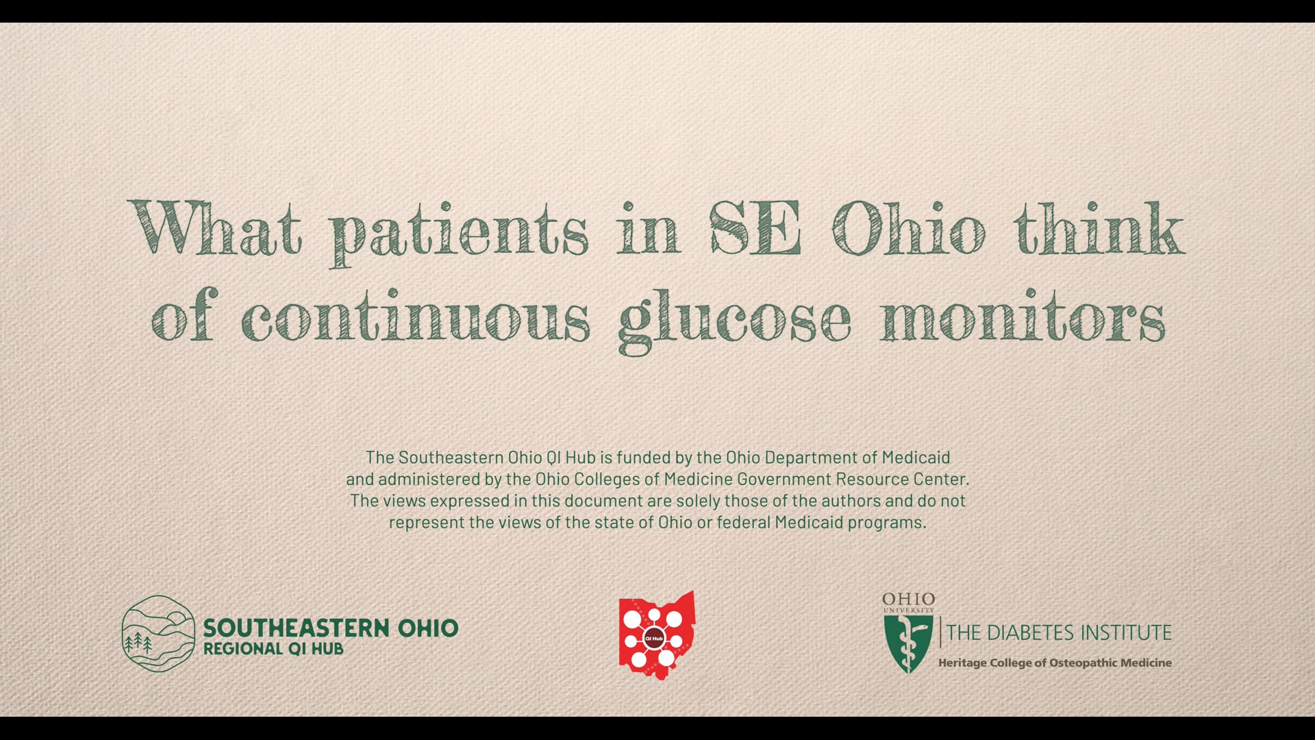 What patients in SE Ohio think of CGMs