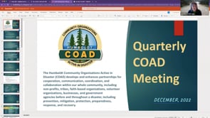 December 2022 Humboldt COAD | Quarterly Meeting