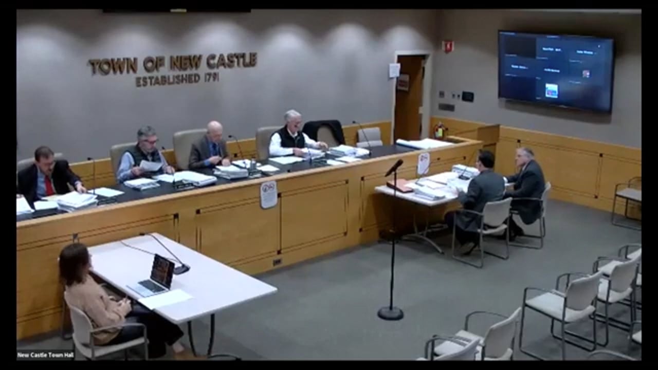 Town of New Castle Zoning Board Meeting 1/29/24