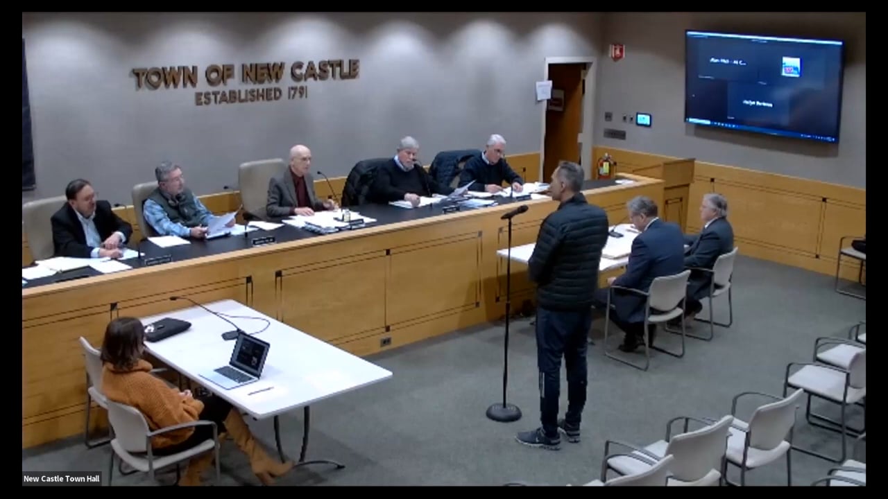 Town Board of New Castle Zoning Board Meeting 11/29/23