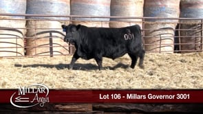 Lot #106 - MILLARS GOVERNOR 3001