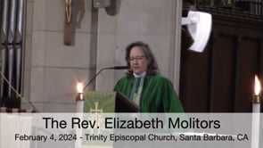 Trinity Sermon February 4, 2024 Elizabeth Molitors