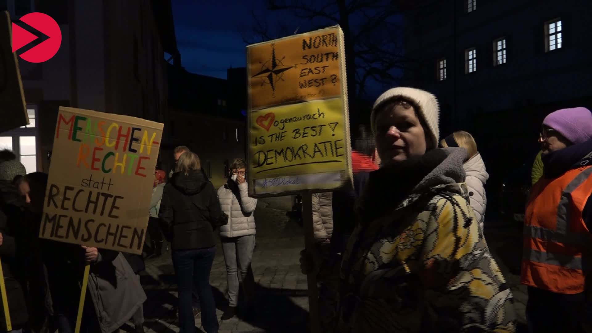 Video Vorschaubild Demo gegen Rechts