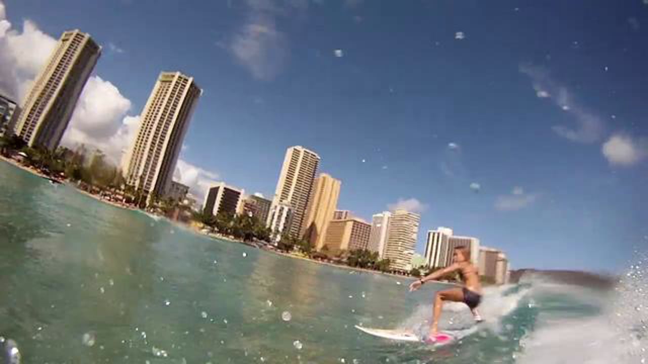 Sophie Falzone Surfing 2011