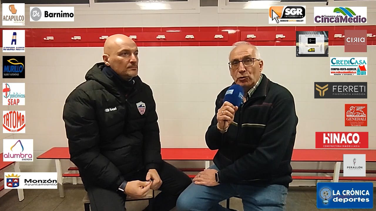 LA PREVIA / SD Ejea - At.Monzón  Alumbra / J 20 / Ismael Mariani (Entrenador At Monzón) 3ª División