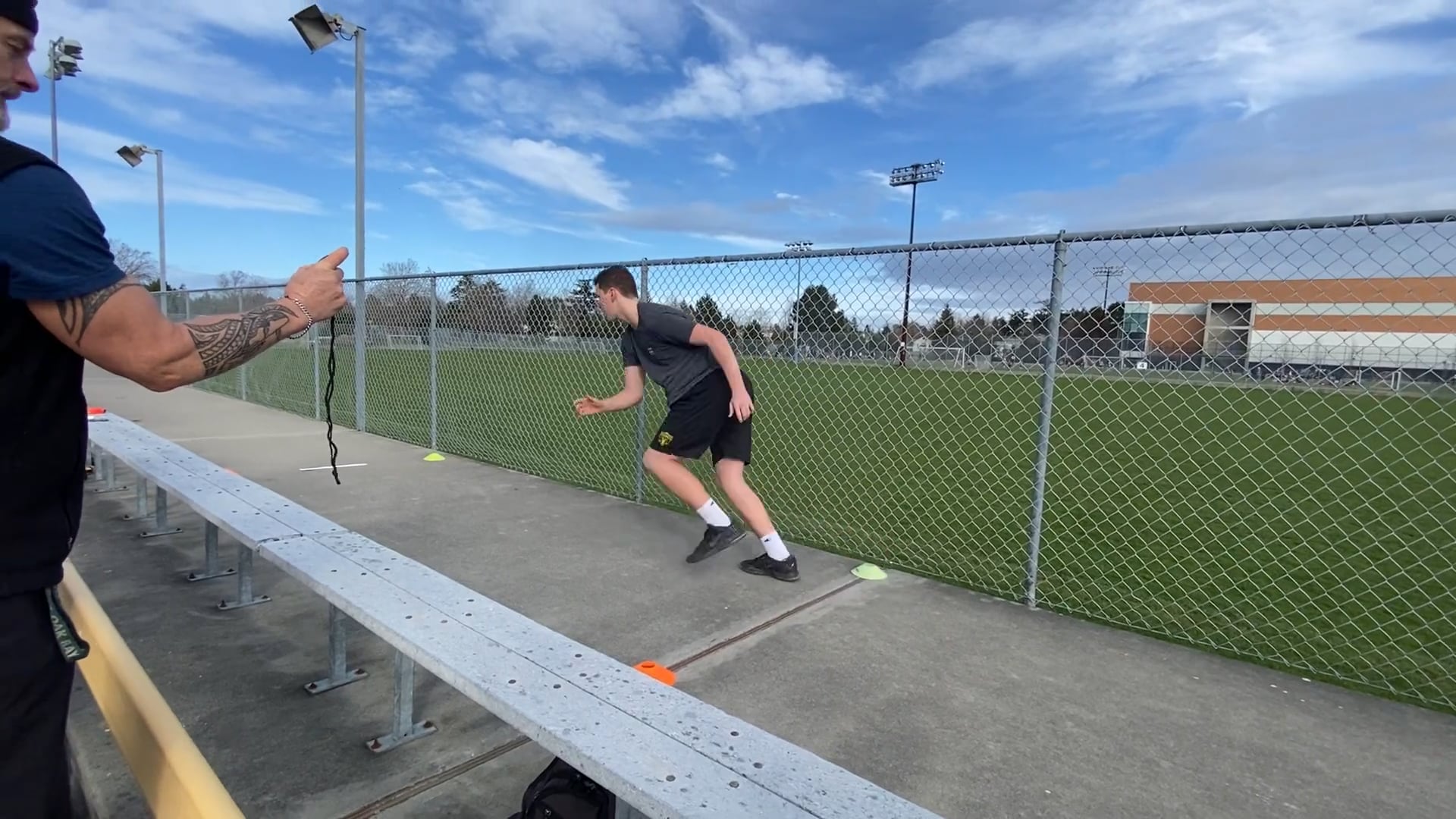 Watch PurpleShift athlete's 5-10-5 Agility: 5.72 seconds