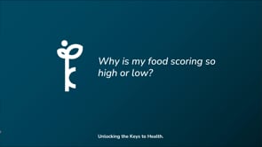 Why do foods score high or low?