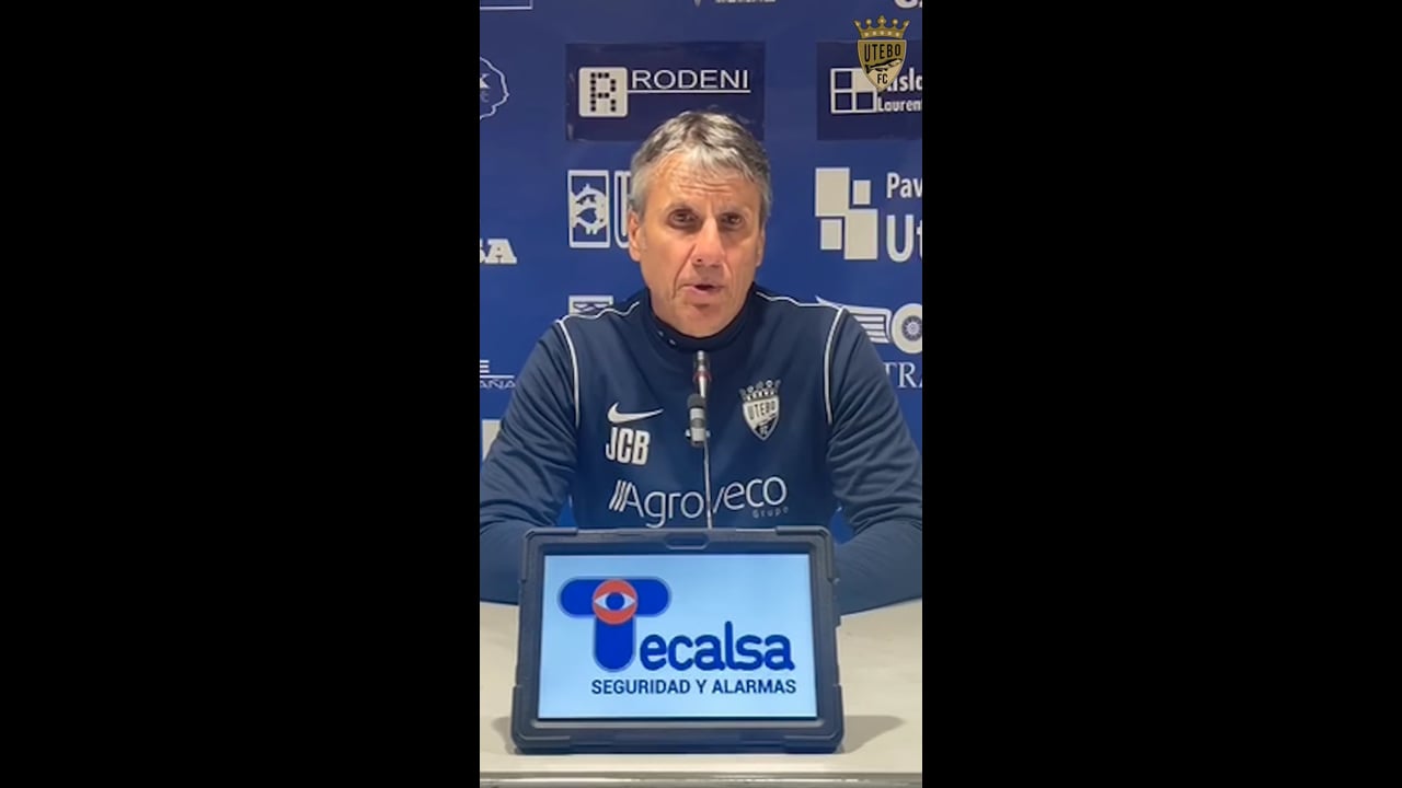 LA PREVIA / CD Calahorra - CF Utebo / JUAN CARLOS BELTRÁN (Entrenador Utebo) Jor. 22 - Segunda Rfef / Fuente: Facebook CF Utebo