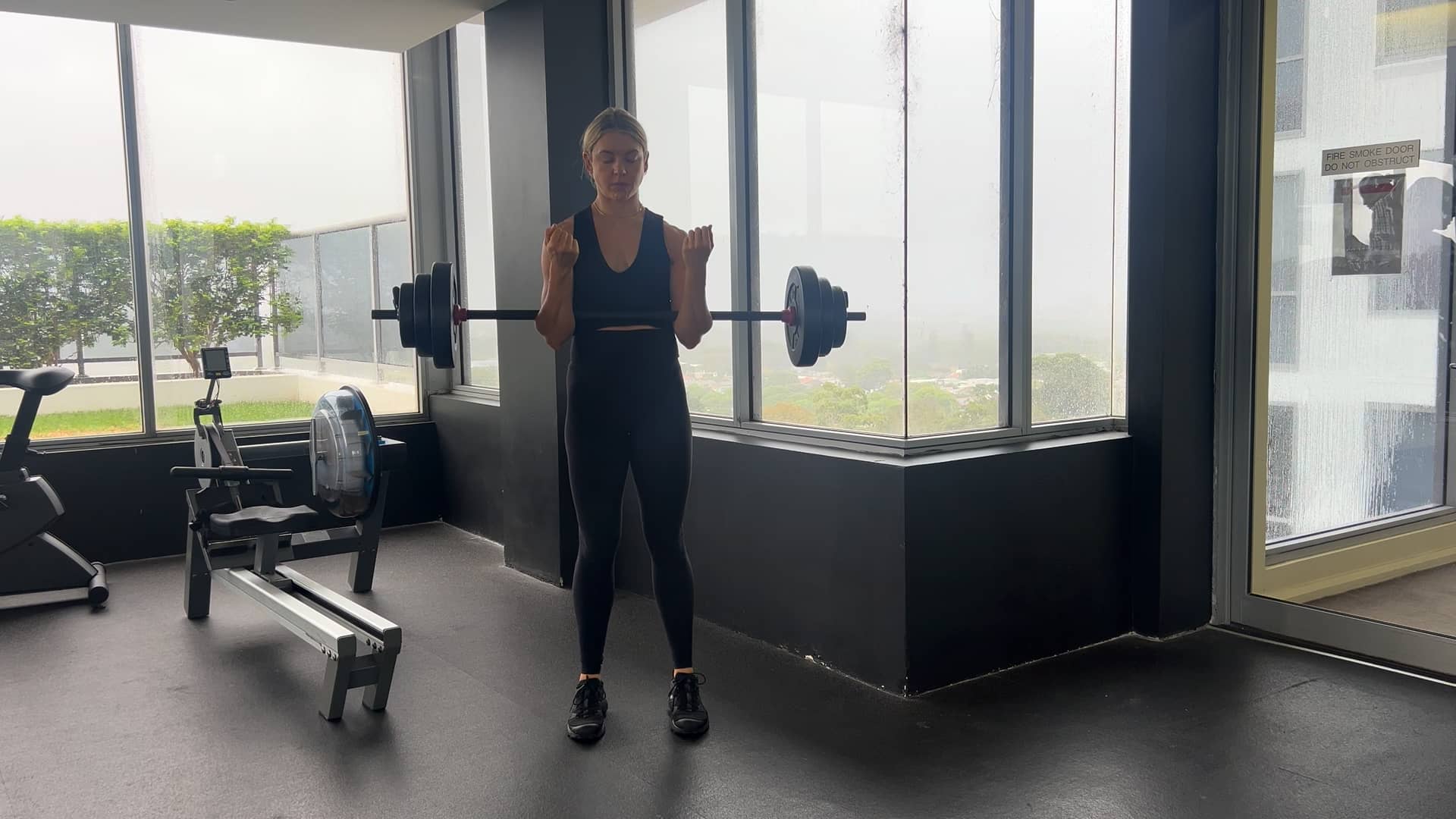 Jefferson Curl with Barbell Variation on Vimeo