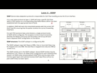 Layer 2 -  Service Data Adaptation Protocol