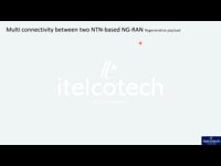 Multi Connectivity : NTN -NTN (Regenerative Payload)