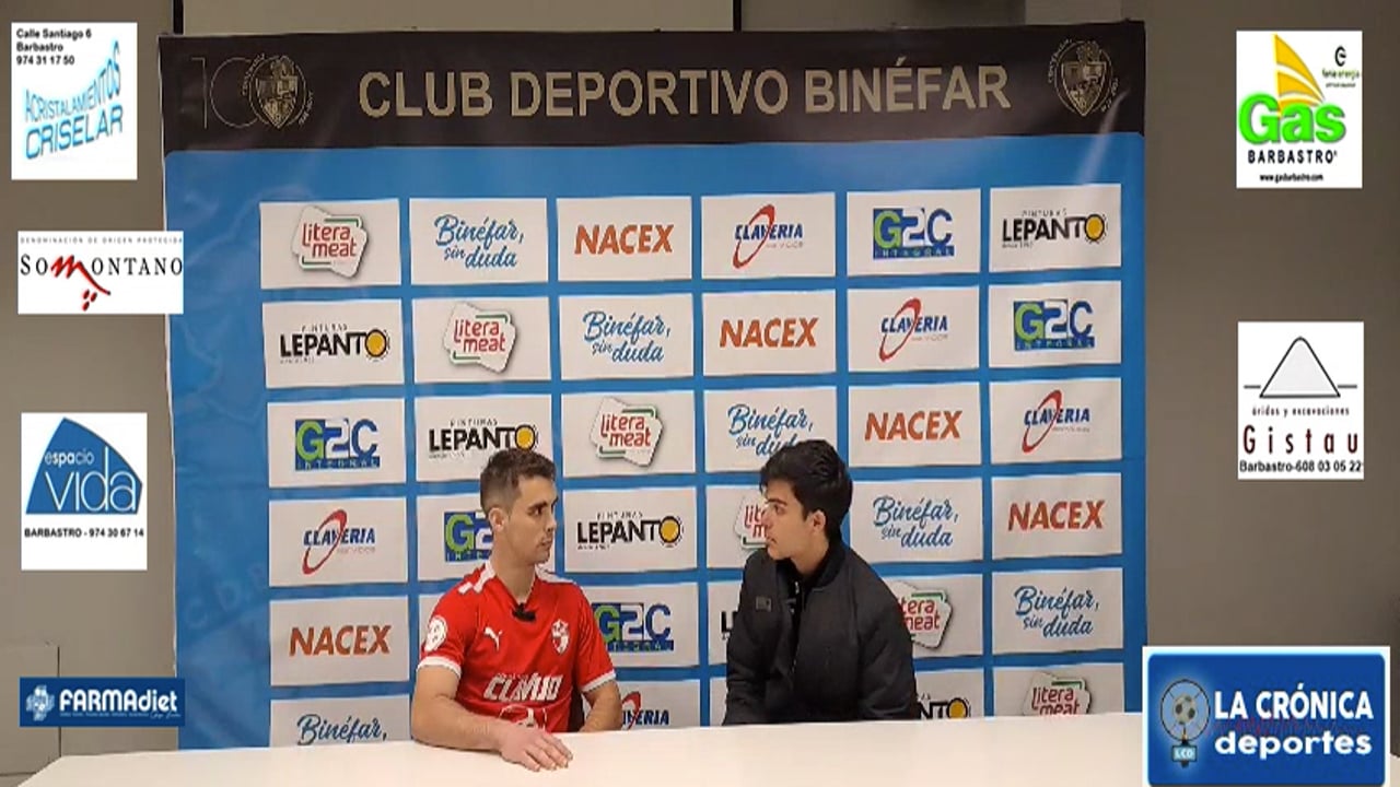 SAÚL RODRIGO (Jugador Ebro) Binéfar -1-6- Ebro / J 20 / 3ª División