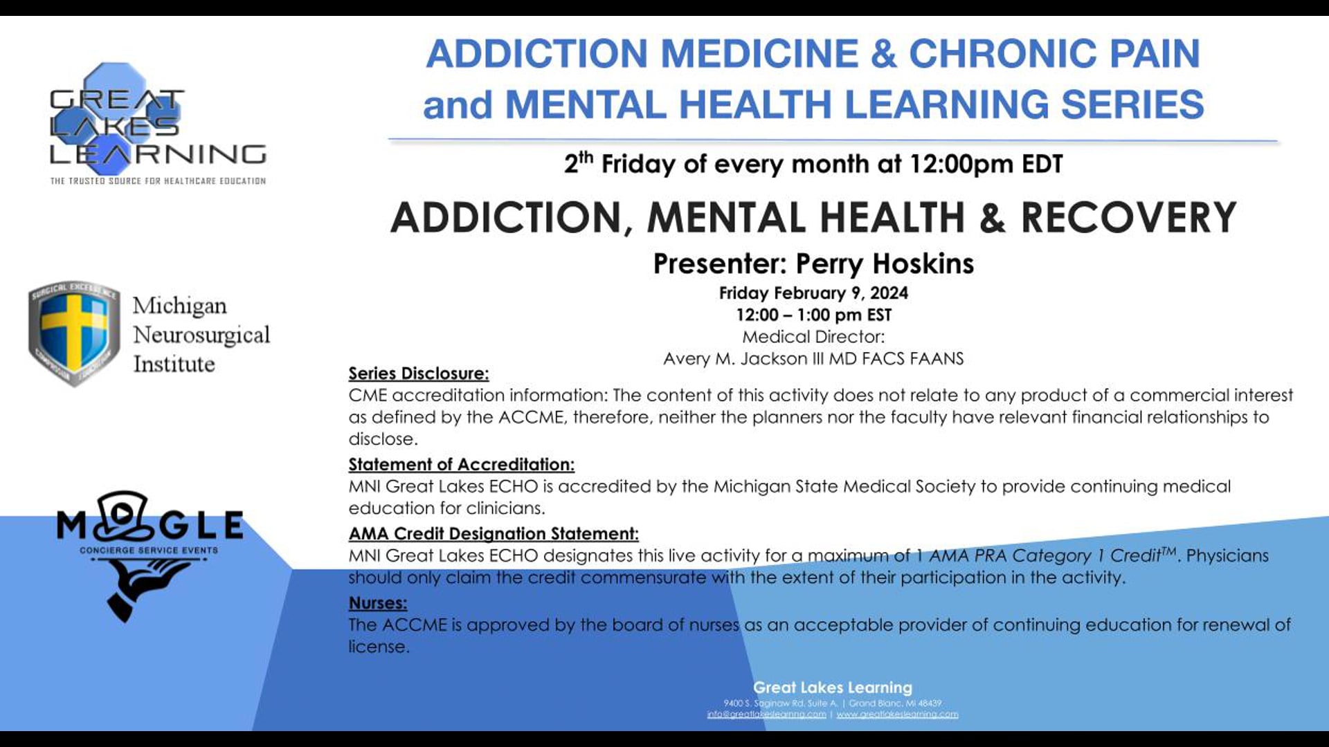 Addiction, Mental Health & Recovery