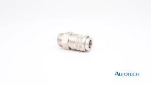 Compressed air coupling housing, male BSP, galvanized