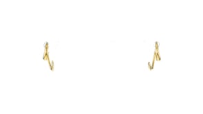 14kt Yellow Gold Spiral Earrings