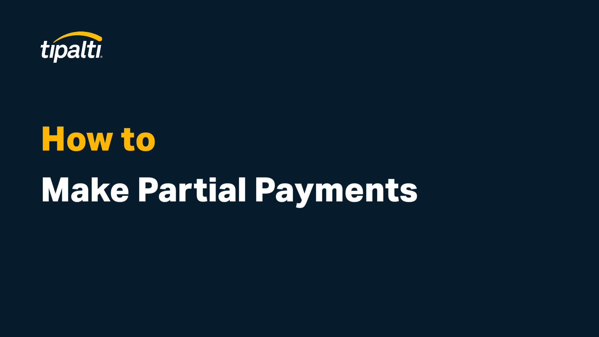 How to Make Partial Payments on Vimeo