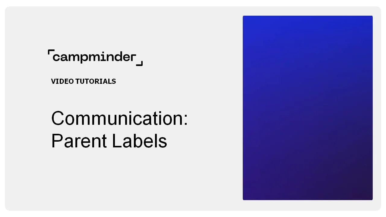 Communication: Parent Labels
