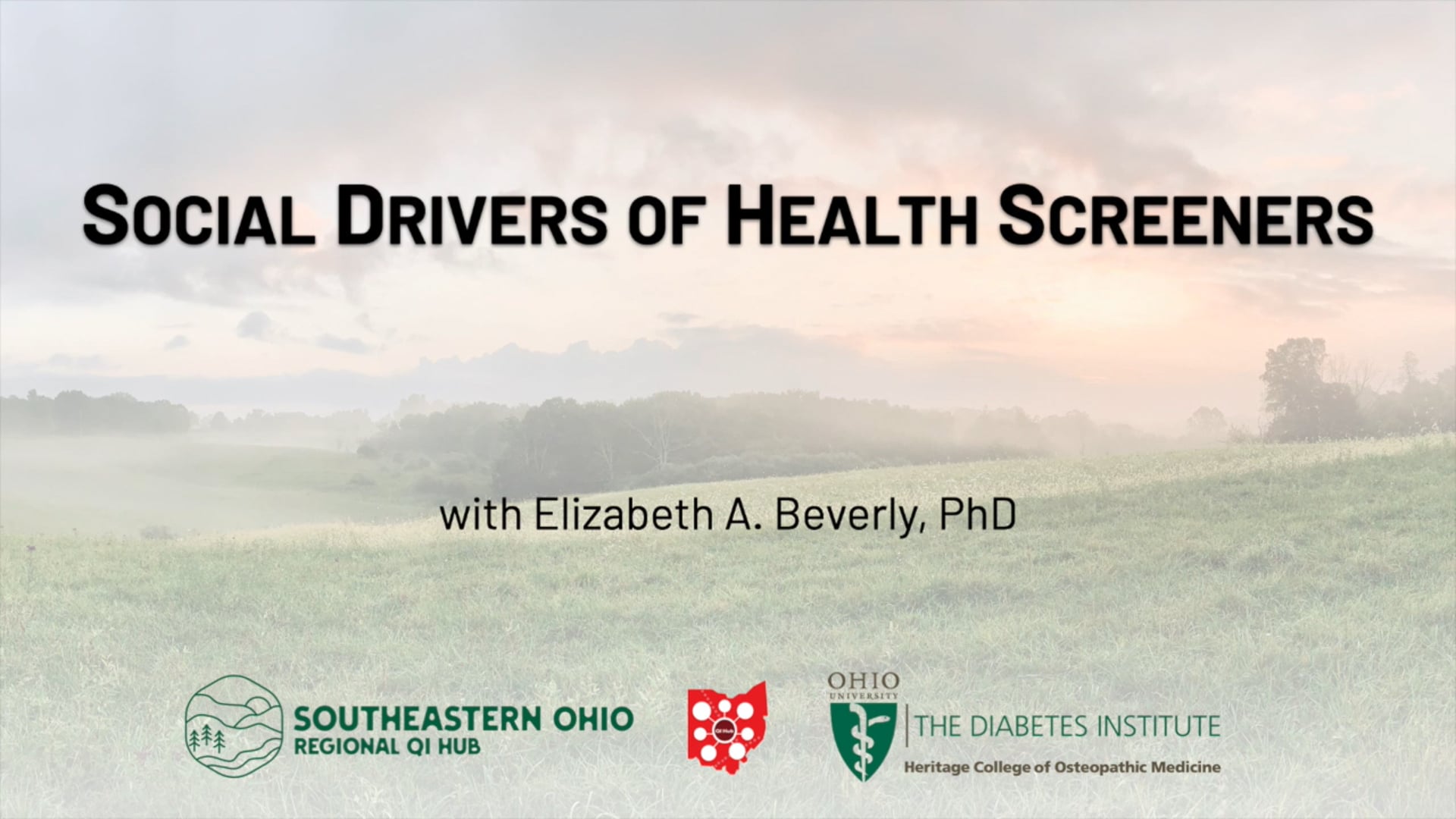 SDOH Screeners
