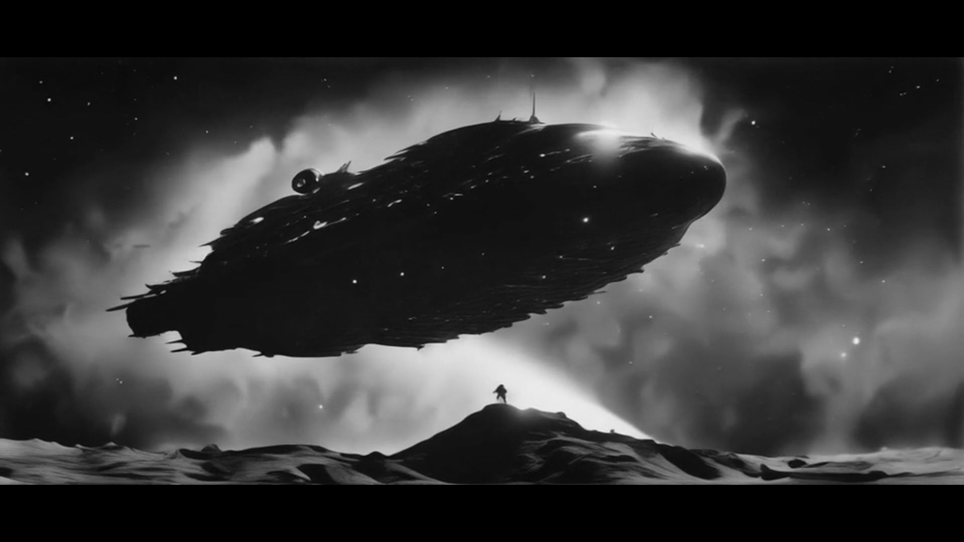 "Beyond the Cosmos", lost sci-fi film from 1921 directed by Carl Theodor Dreyer, unedited footage (AI-generated)