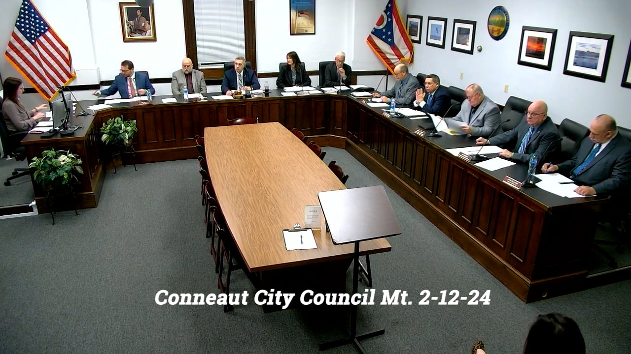 Conneaut City Council Mt. 2-12-24 On Vimeo