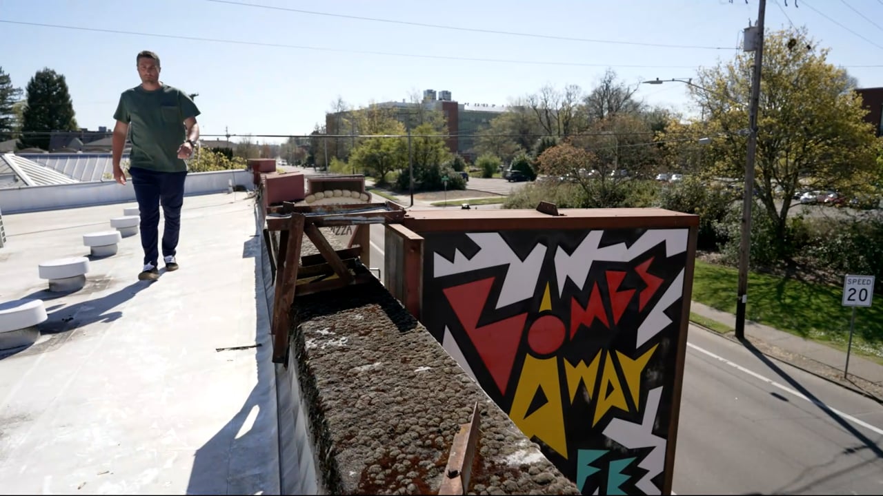A frame from a Cafe Agave promotional film