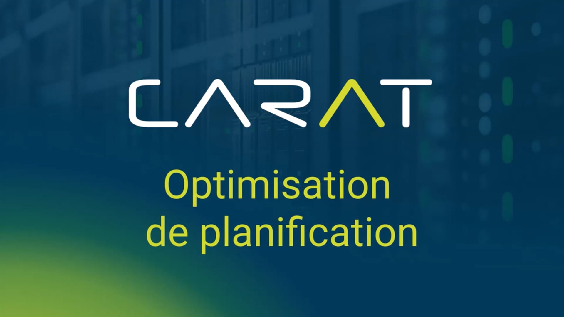 Optimisation de planification