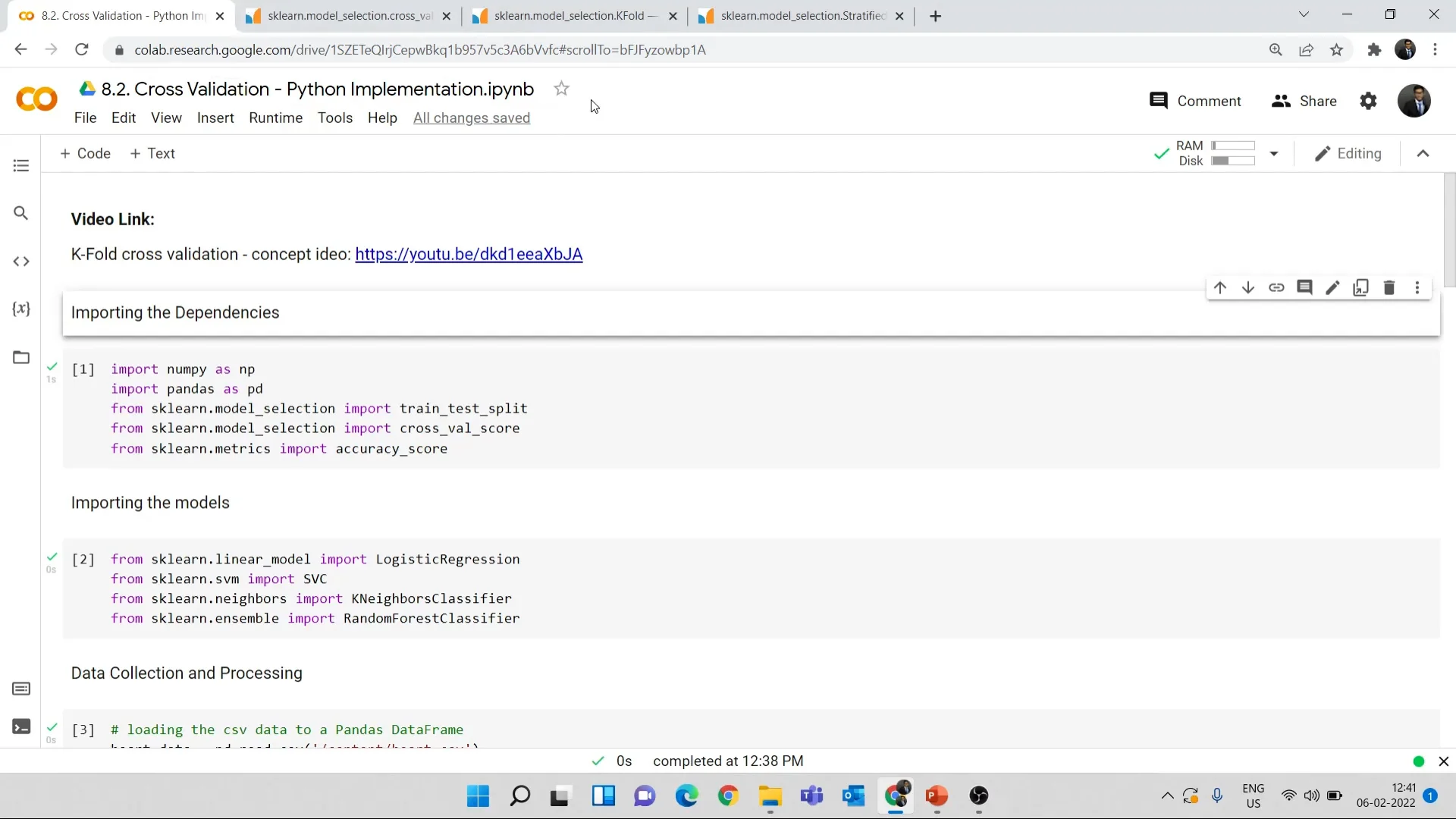 Cross Validation - Python implementation | cross_val_score | Cross ...