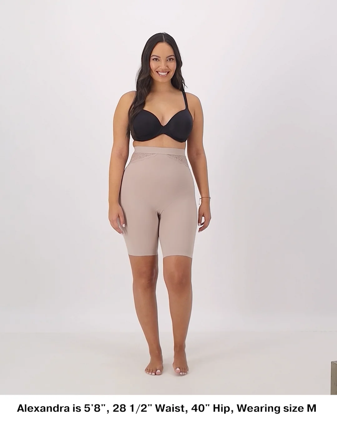 Eco Lace High Waist Thigh Slimmer Shapewear