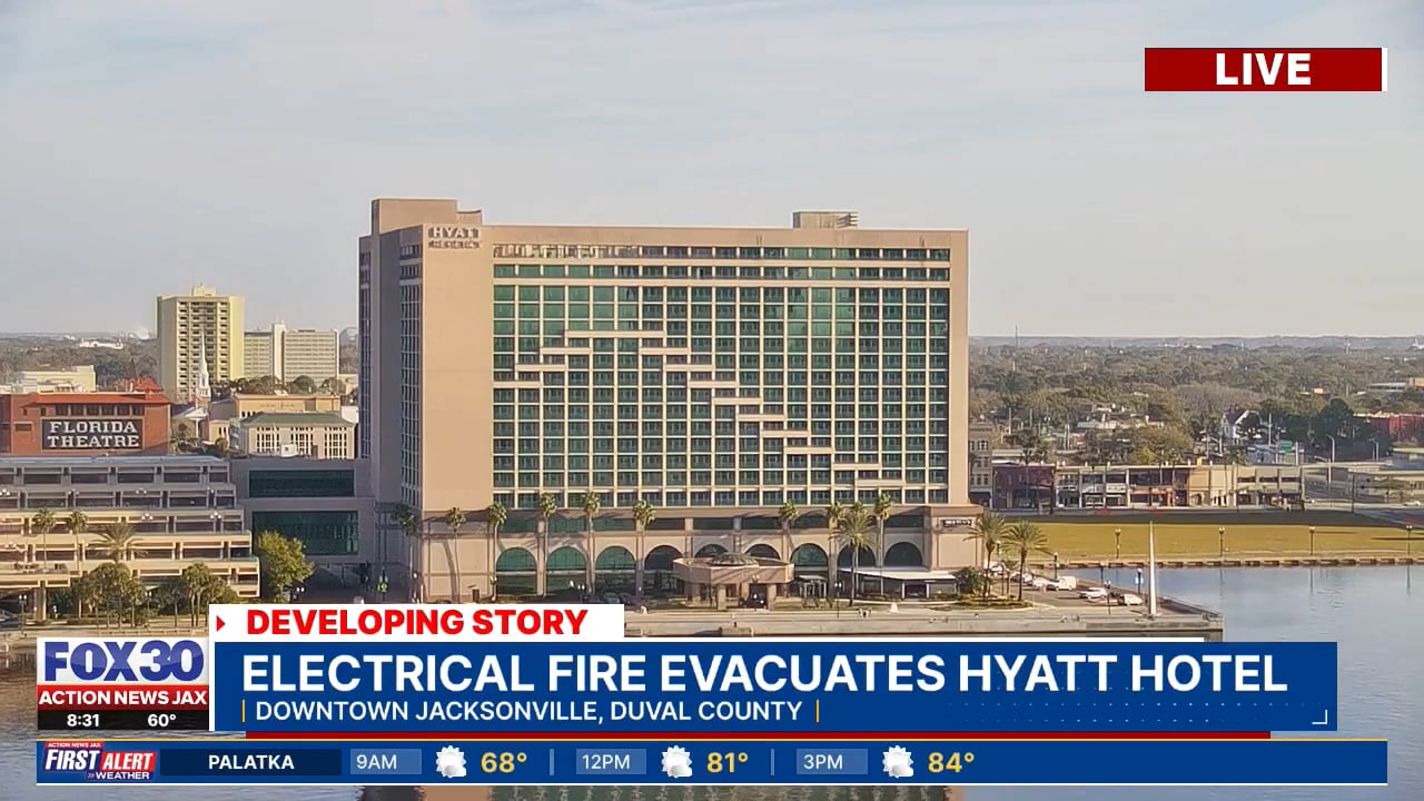 WFOX-Jacksonville-FL-on-aircheck-clip-electrical-fire-02112024