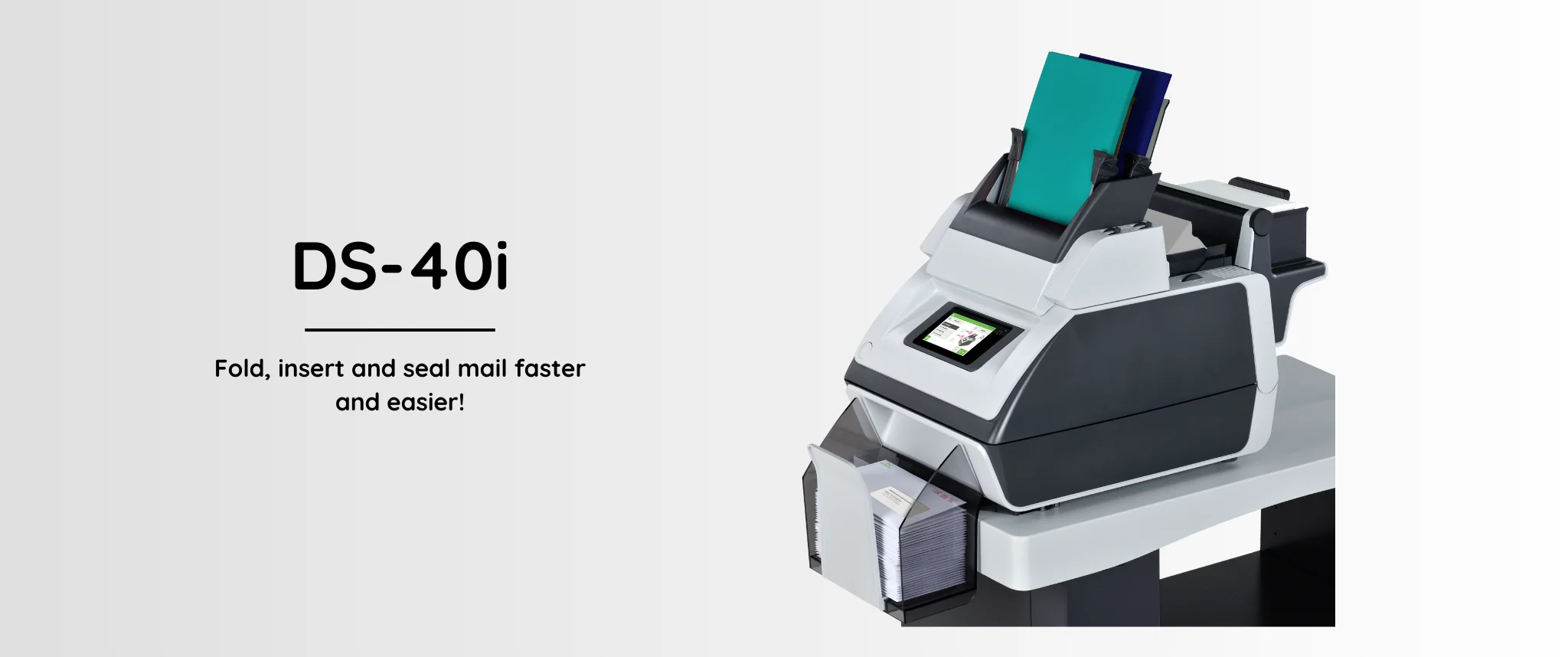 DS-40i folder inserter | Quadient Mail Related Solutions
