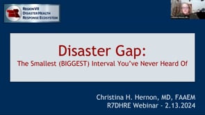Disaster Gap: The Smallest Biggest Interval You've Never Heard Of
