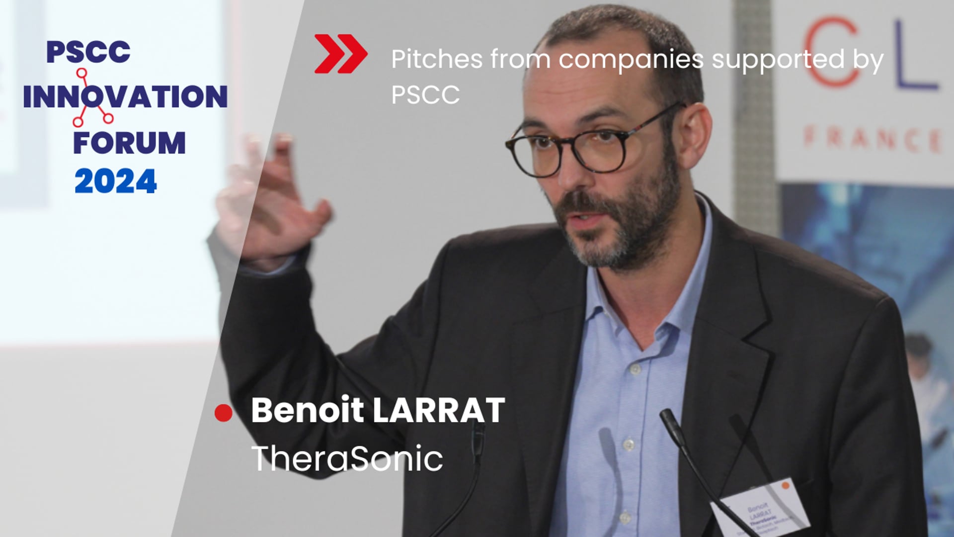 Pitches from companies supported by PSCC - Benoit Larrat - TheraSonic