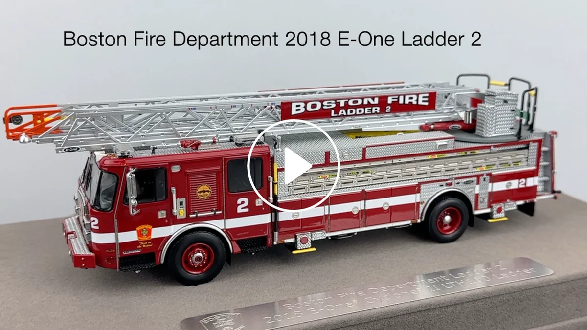 Fire Replicas Boston Fire Department 2018 E-One Cyclone II