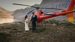 Amanda + Jim - Banff Helicopter Elopement